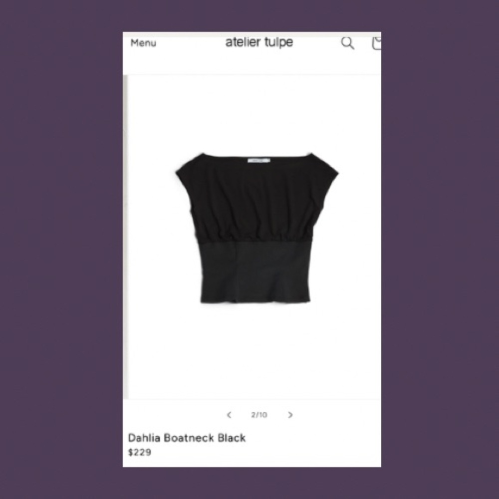 boatneck top - Picture 7 of 9
